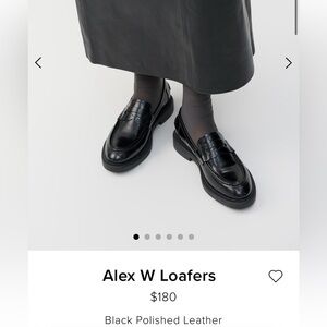 SIZE 6 Alex W Leather Loafers